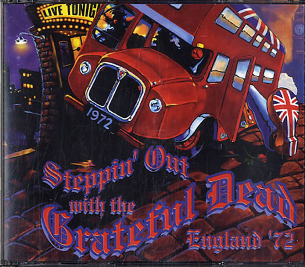 Grateful Dead Steppin' Out With The Grateful Dead England '72 US 4-CD album set DCD4084