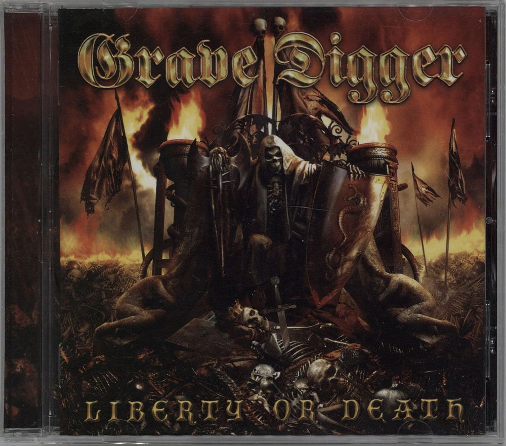 Grave Digger Liberty or Death Spanish CD album (CDLP) LM400