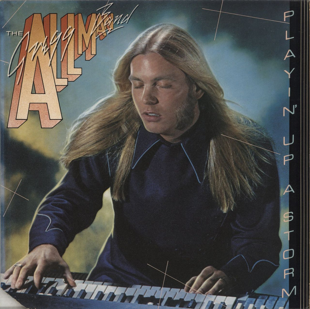Gregg Allman Playin' Up A Storm US vinyl LP album (LP record) CPN-0181