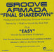 Groove Armada Final Shakedown US Promo CD single (CD5 / 5") JDJ-40056-2