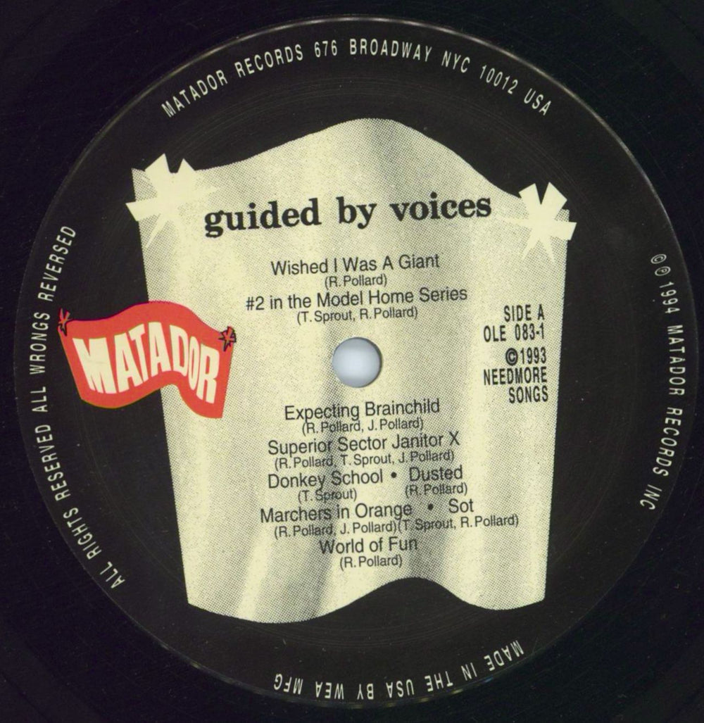 Guided By Voices Vampire On Titus US vinyl LP album (LP record) GBVLPVA809216