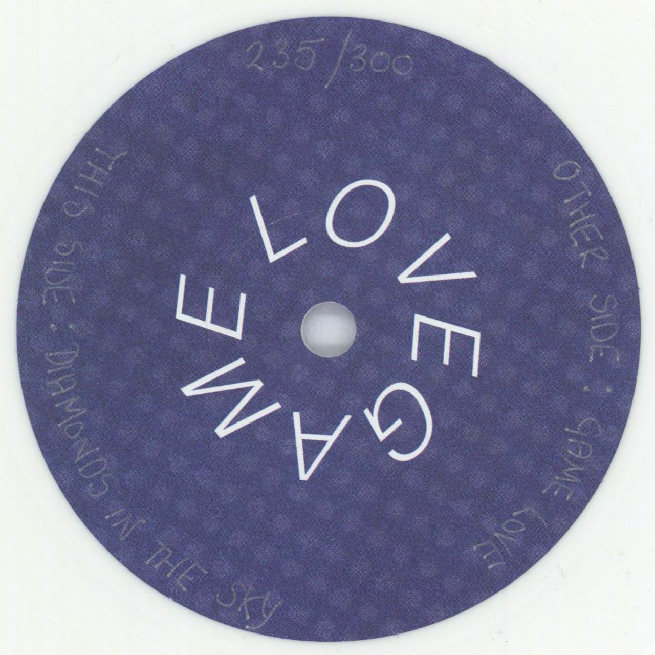Gulp Game Love - White Vinyl UK 7" vinyl single (7 inch record / 45) 37807GA777259