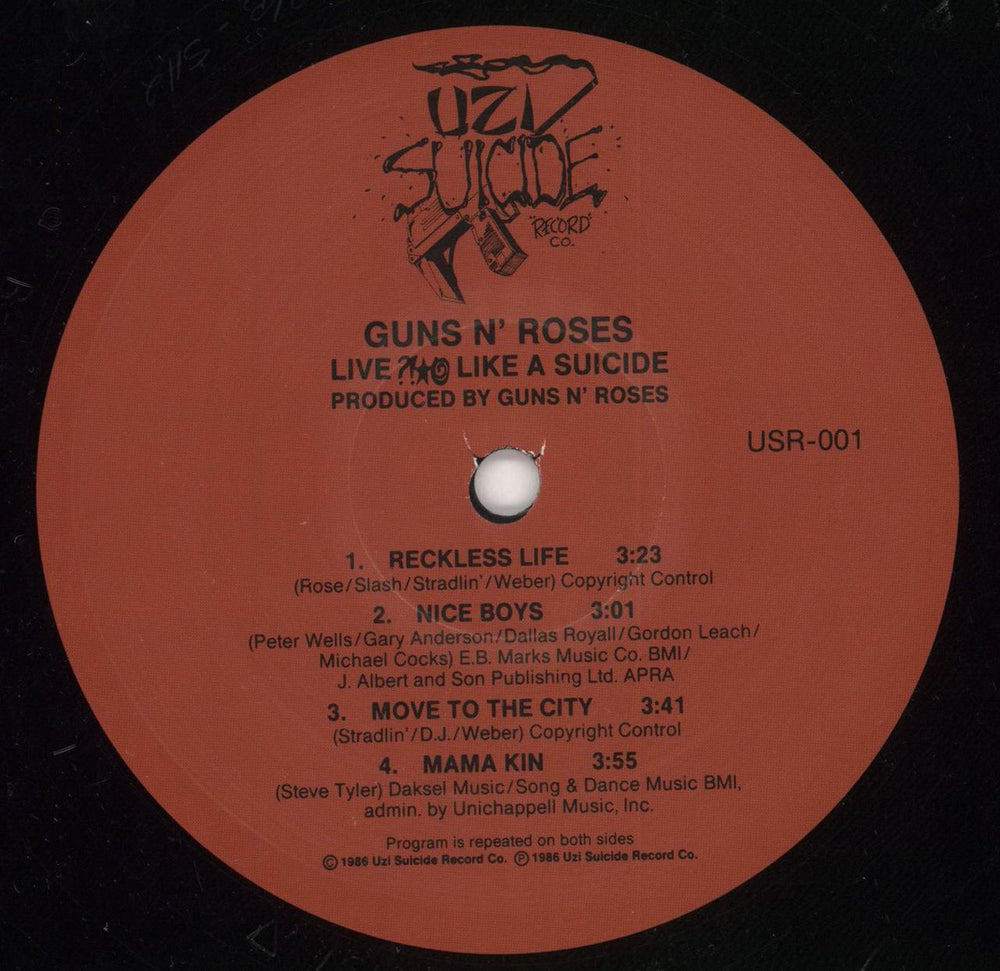 Guns N Roses Live Like A Suicide - Shrink US 12" vinyl single (12 inch record / Maxi-single) GNR12LI683798