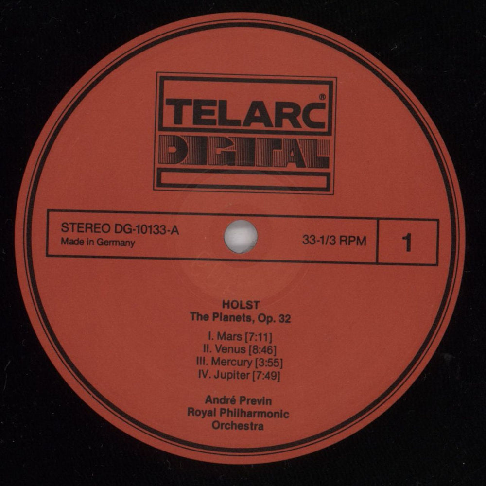 Gustav Holst Holst: The Planets Op. 32 German vinyl LP album (LP record) GSVLPHO819951