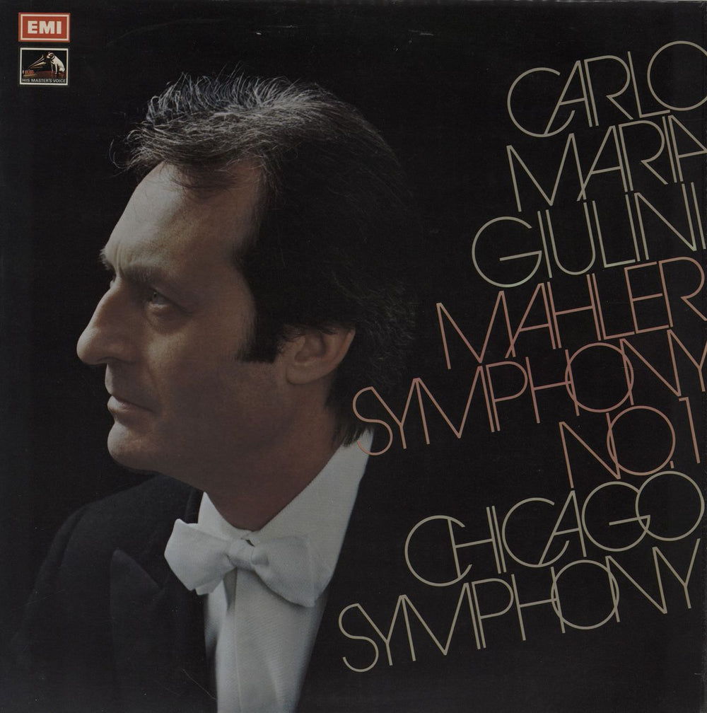 Gustav Mahler Symphony No. 1 UK vinyl LP album (LP record) ASD2722