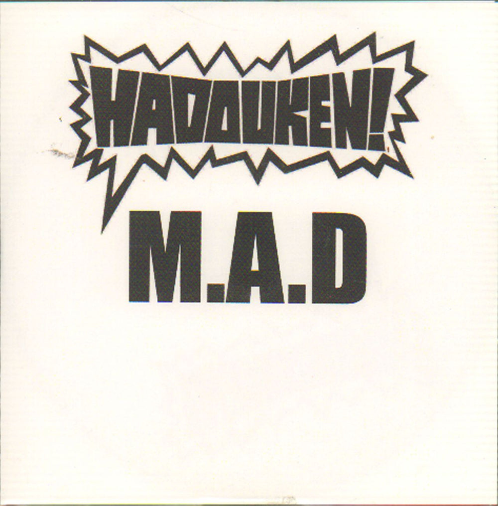 Hadouken! M.A.D UK Promo CD-R acetate CD-R