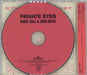 Hall & Oates Private Eyes Japanese Promo CD album (CDLP) 4988029094841