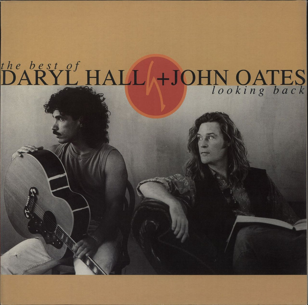 Hall & Oates The Best Of Daryl Hall & John Oates: Looking Back UK vinyl LP album (LP record) PL90388