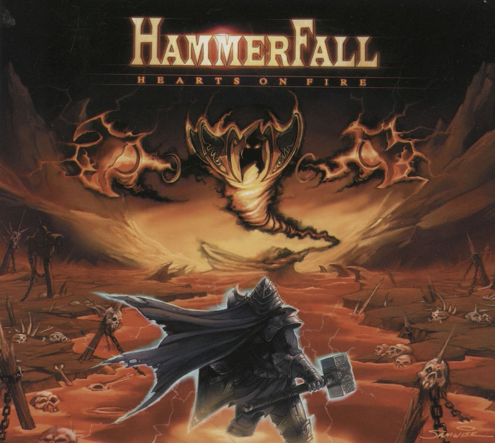 HammerFall Hearts On Fire German CD single (CD5 / 5") NB1030-2