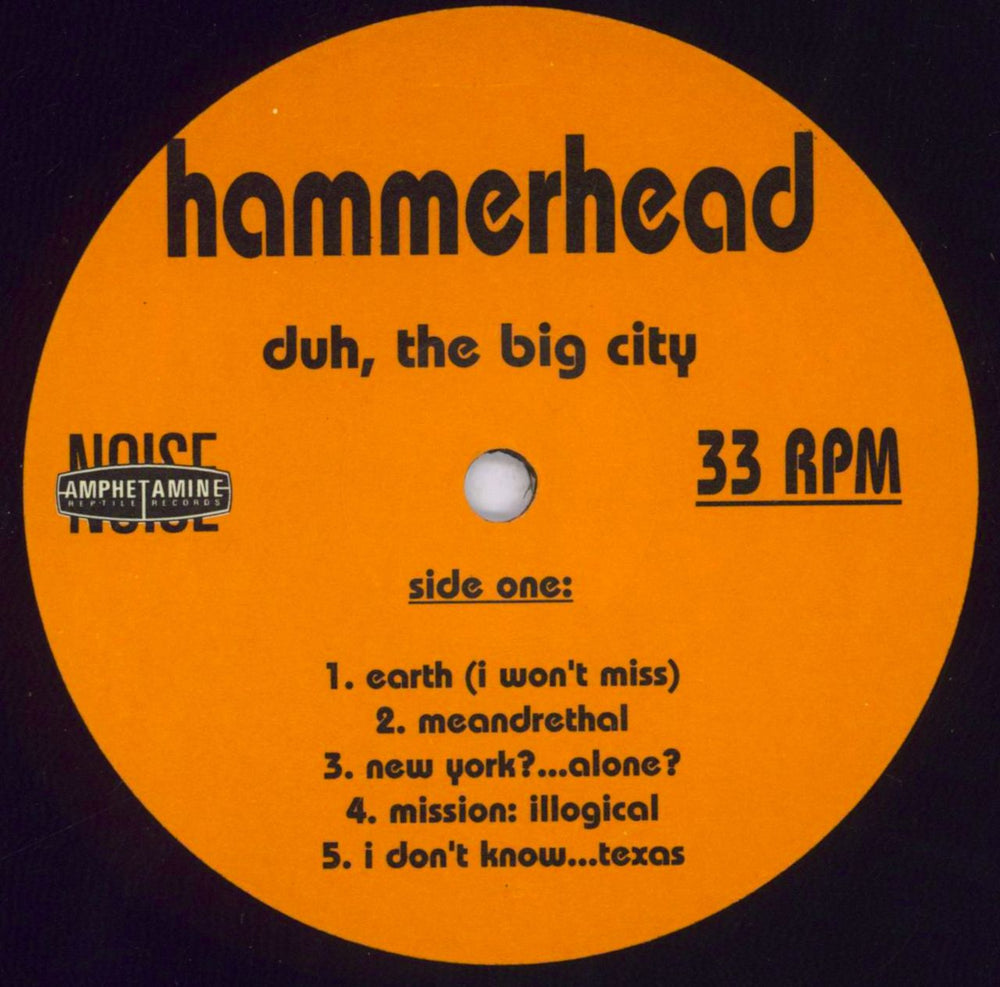 Hammerhead Duh, The Big City German vinyl LP album (LP record) 5COLPDU829799