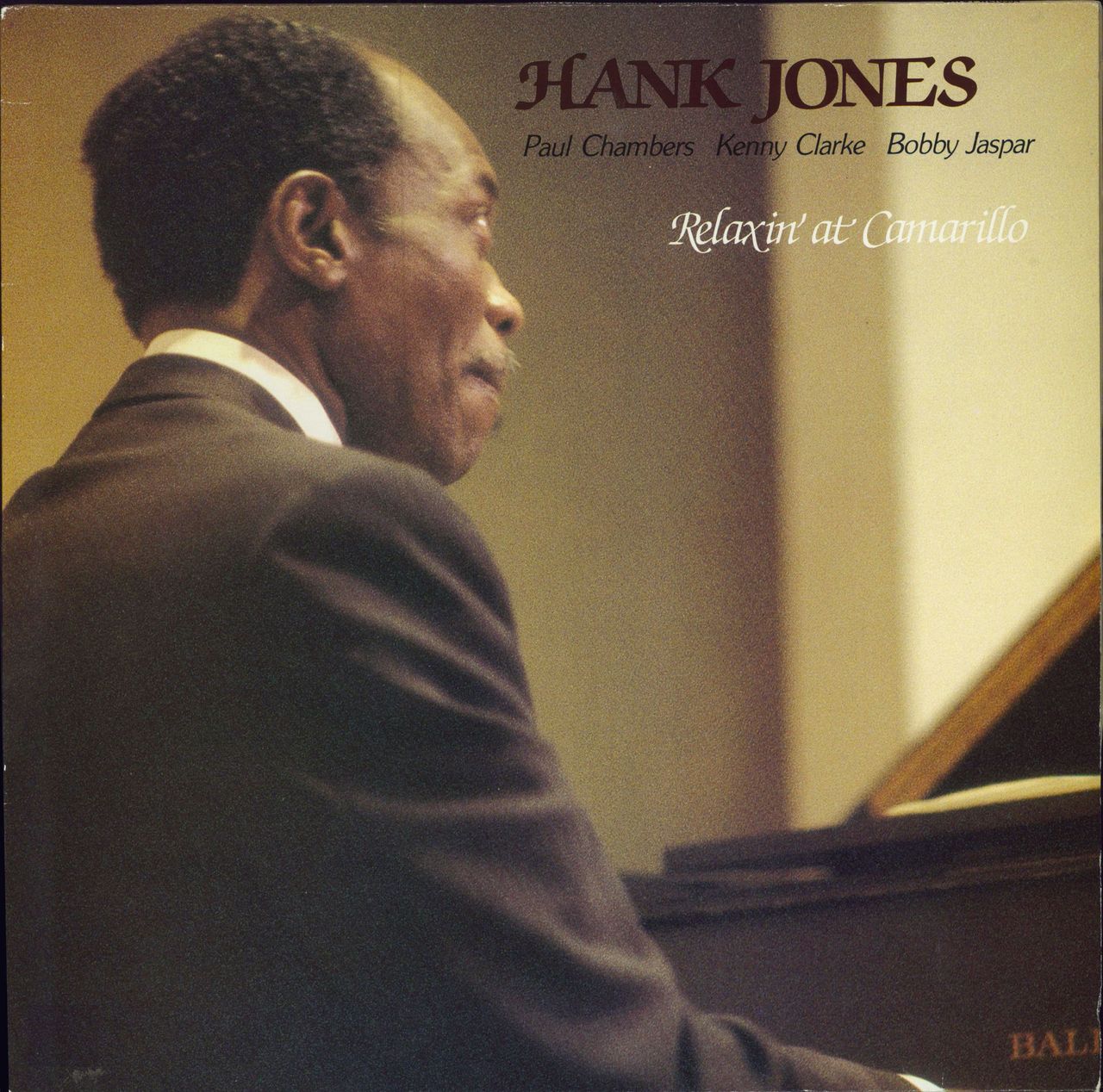Hank Jones Relaxin' At Camarillo German vinyl LP album (LP record) WL70504