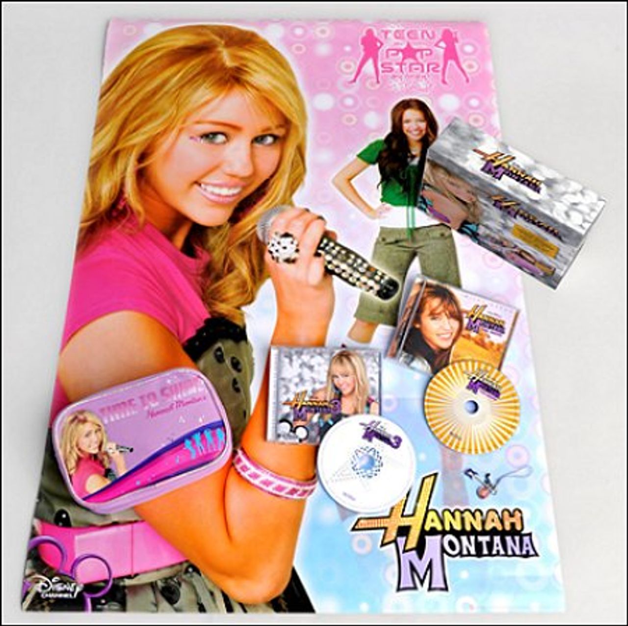 Hannah Montana Hannah Montana Sing-along: 2CD X-Mas Fan Box UK 2-CD al ...