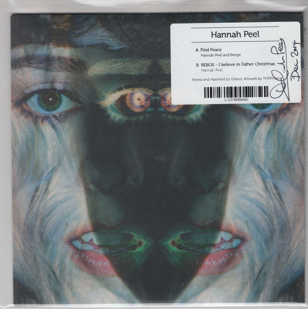 Hannah Peel Find Peace - Autographed Dutch 7" vinyl single (7 inch record / 45) SNOWFLAKE5