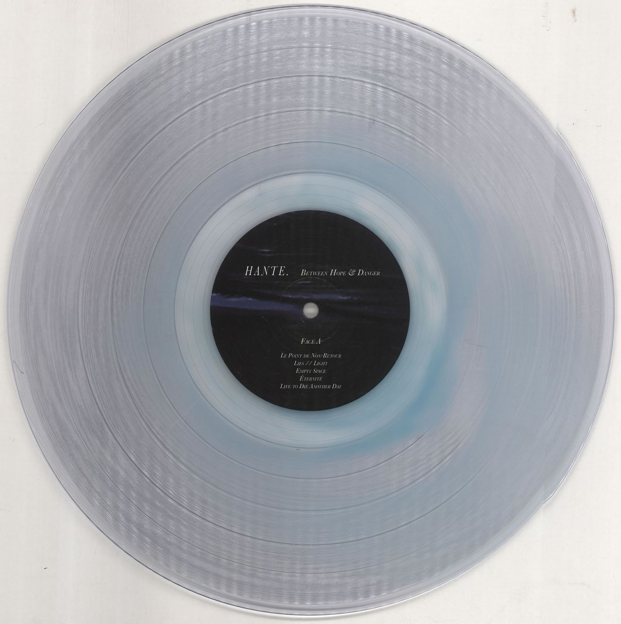 Hante. Between Hope & Danger - Clear and Blue Vinyl - Signed French vinyl LP album (LP record) 3DNLPBE766145