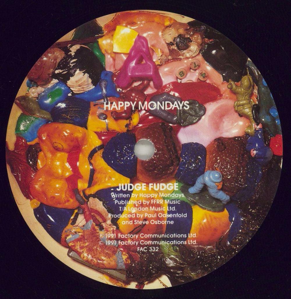 Happy Mondays Judge Fudge UK 12" vinyl single (12 inch record / Maxi-single) HAP12JU170894