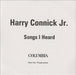 Harry Connick, Jr. Songs I Heard UK CD-R acetate CD-R ACETATE