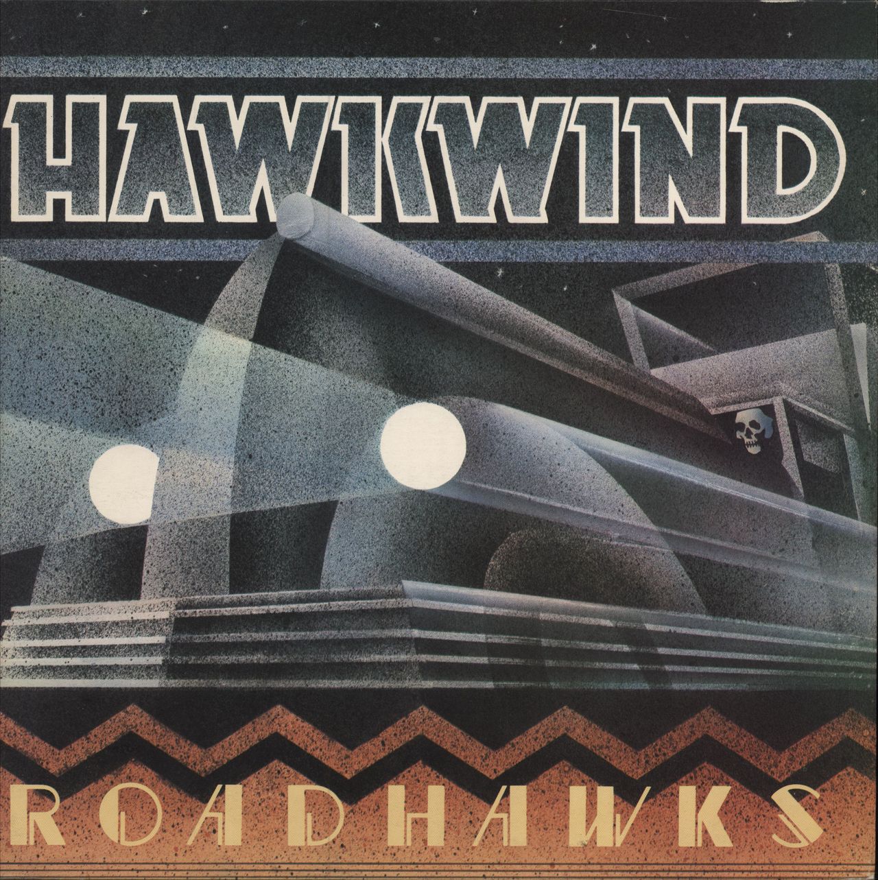 Hawkwind Roadhawks + Poster - EX UK vinyl LP album (LP record) UAK29919