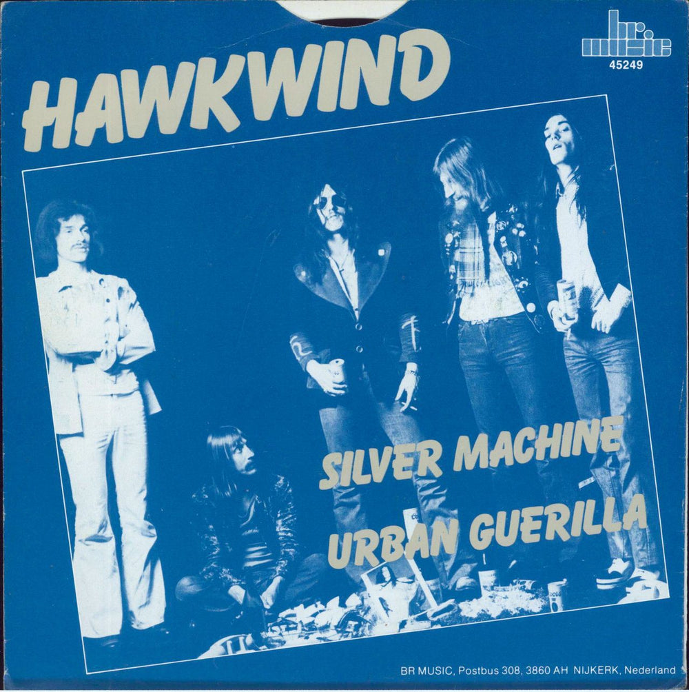 Hawkwind Silver Machine Dutch 7" vinyl single (7 inch record / 45)