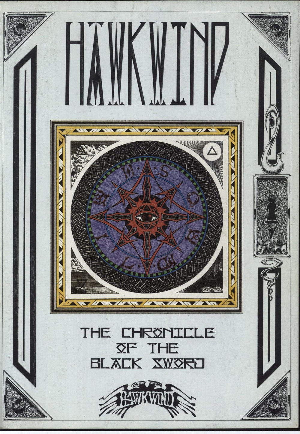 Hawkwind The Chronicle Of The Black Sword UK tour programme TOUR PROGRAMME