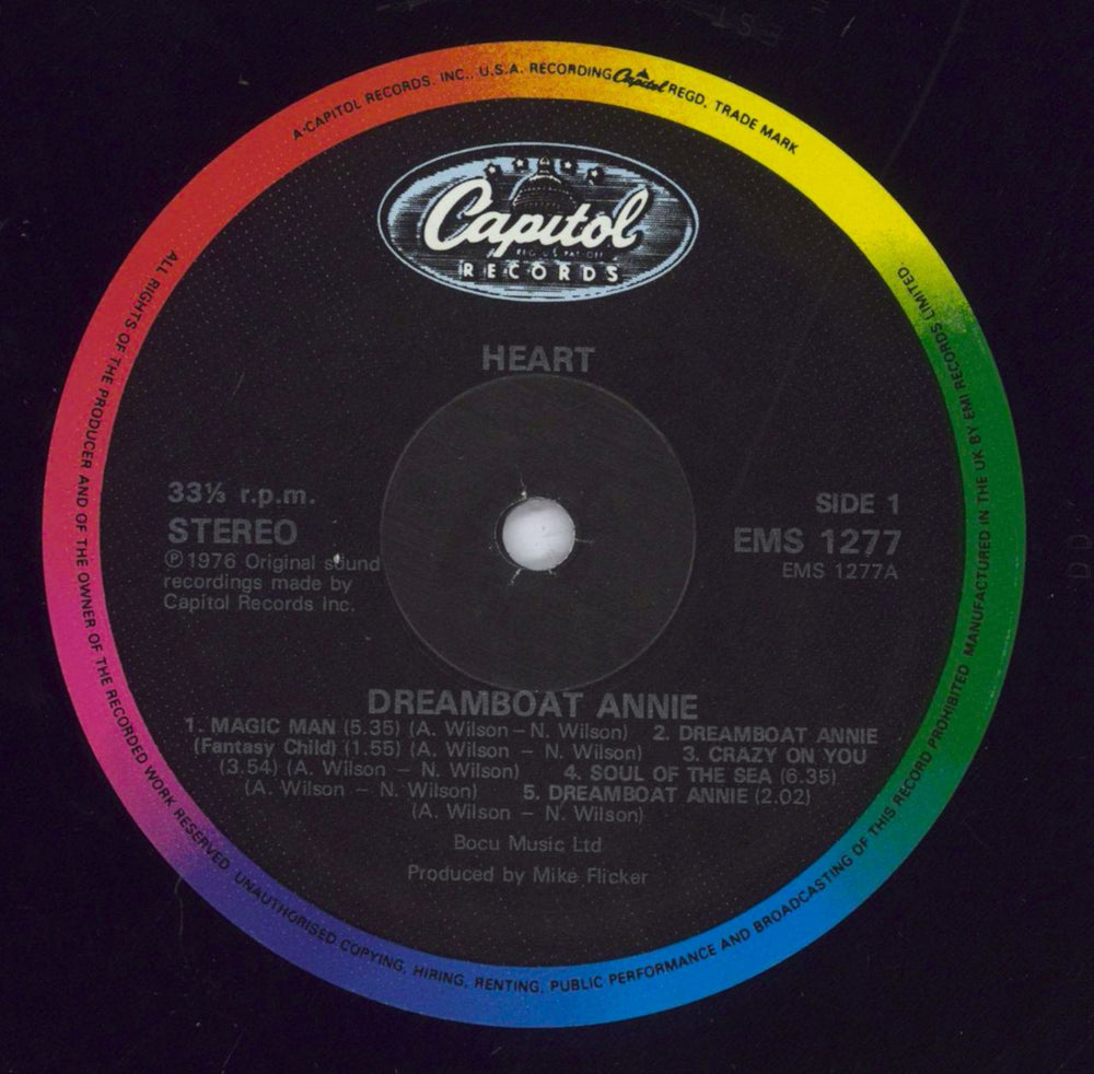 Heart Dreamboat Annie - Promo Stickered UK vinyl LP album (LP record) HEALPDR829904