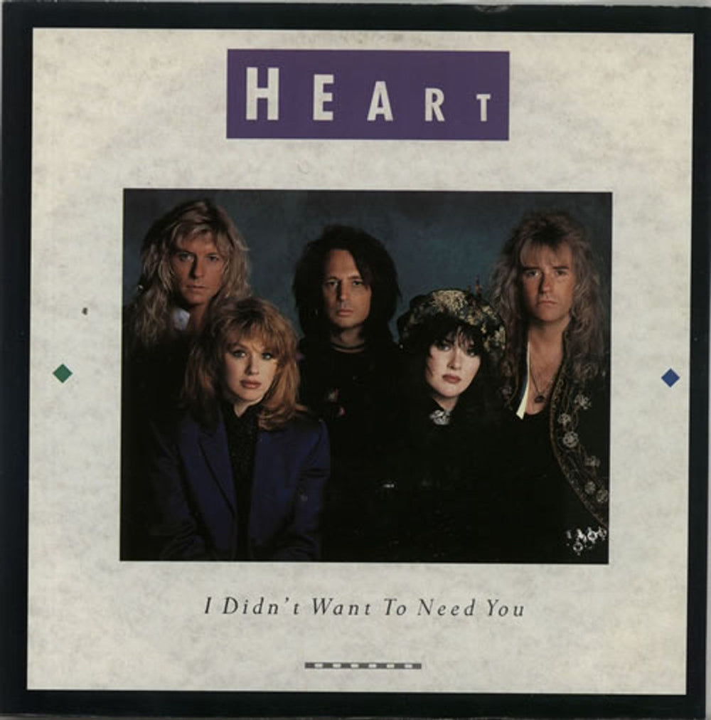 Heart I Didn't Want To Need You Dutch 7" vinyl single (7 inch record / 45) 0062039087