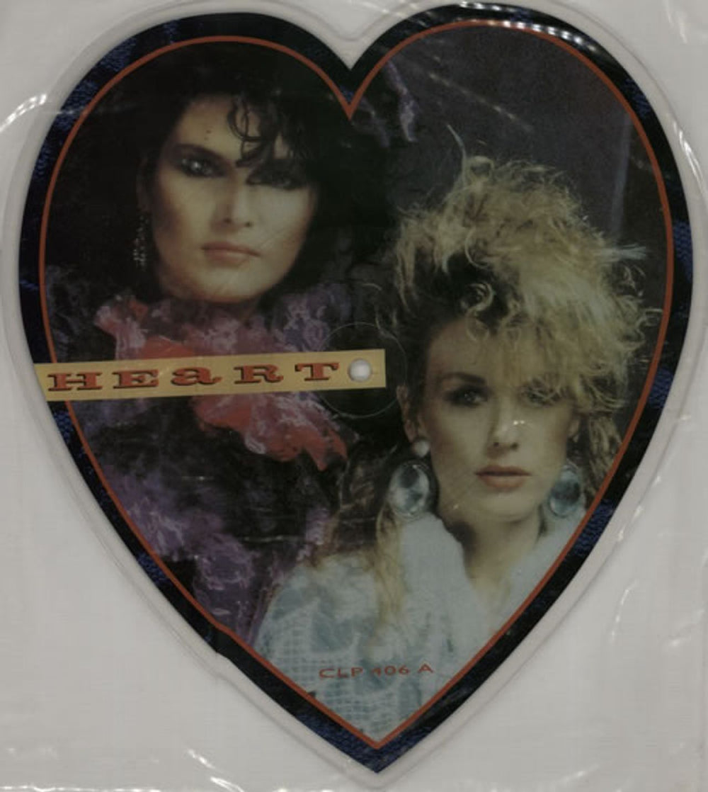 Heart Nothin' At All UK shaped picture disc (picture disc vinyl record) CLP406