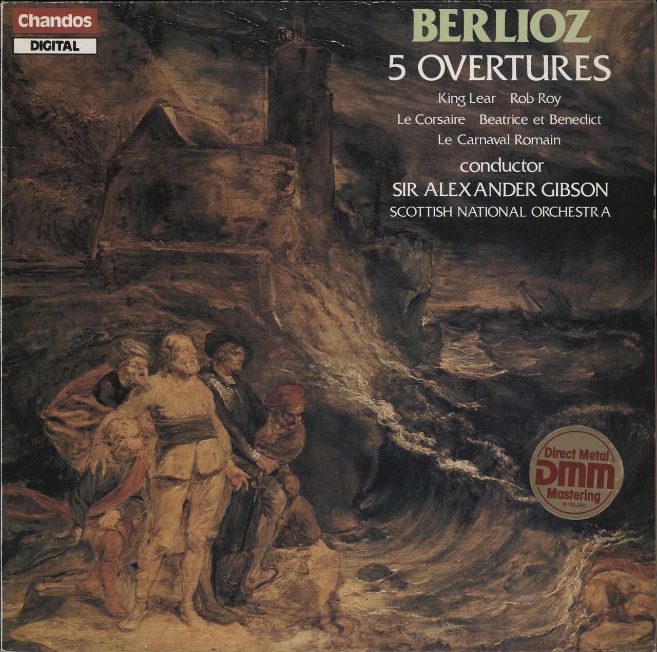 Hector Berlioz 5 Overtures UK vinyl LP album (LP record) ABRD1067