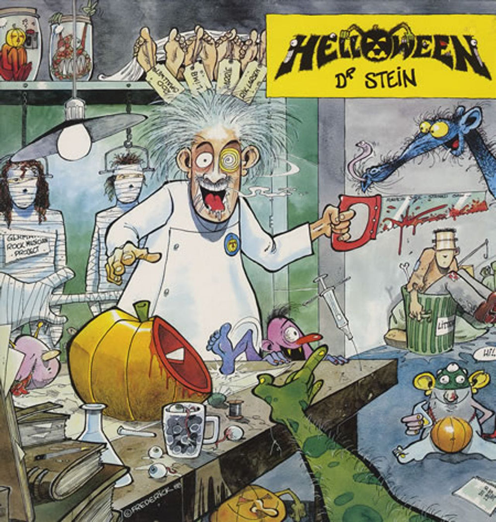 Helloween Dr Stein German 12" vinyl single (12 inch record / Maxi-single) N0116-5