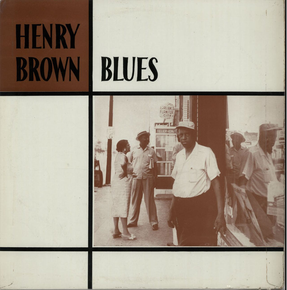 Henry Brown Blues UK vinyl LP album (LP record) 77LA12-5