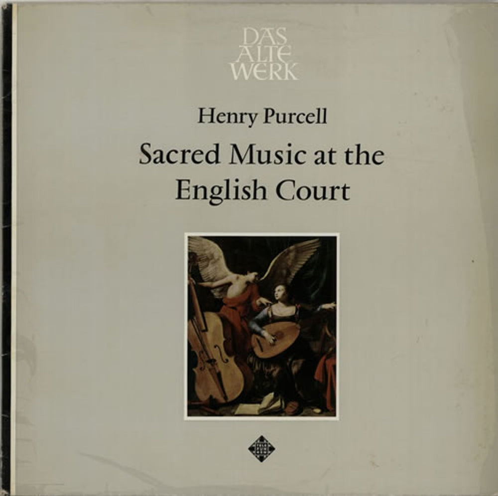 Henry Purcell Sacred Music At The English Court German vinyl LP album (LP record) SAWT9558-B