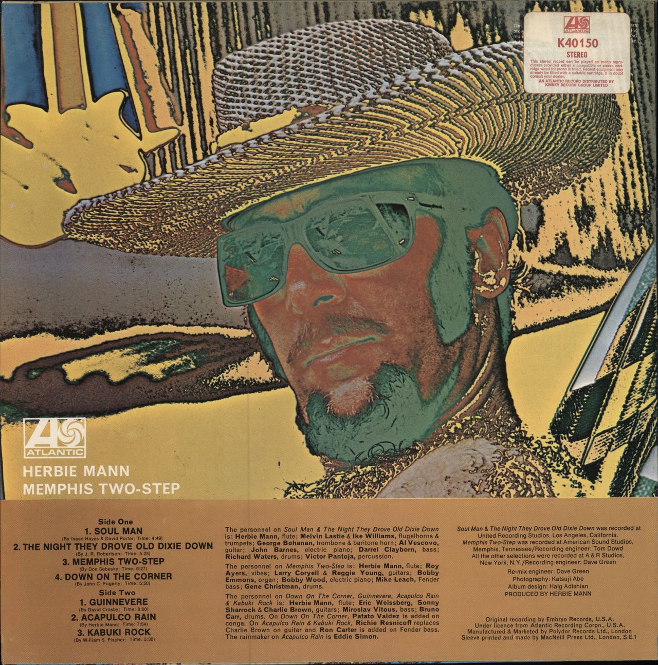 Herbie Mann Memphis Two-Step - 2nd UK vinyl LP album (LP record) HM1LPME786389
