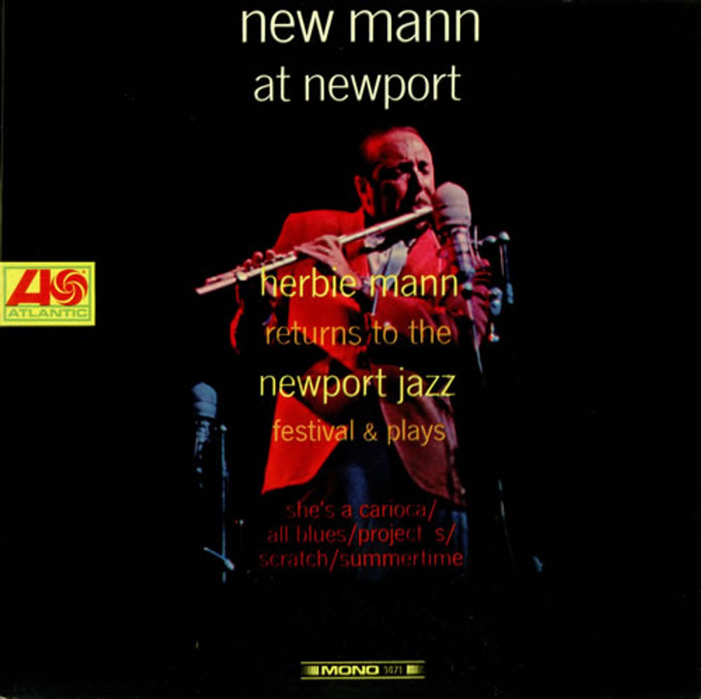 Herbie Mann New Mann At Newport US vinyl LP album (LP record) 1471