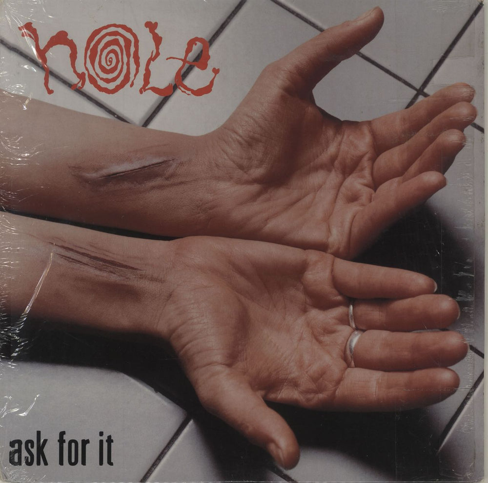 Hole Ask For It - Pink Vinyl US 12" vinyl single (12 inch record / Maxi-single) CAROL1470-1