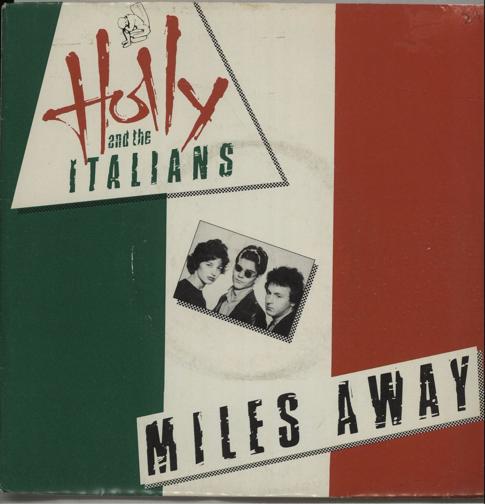 Holly And The Italians Miles Away UK 7" vinyl single (7 inch record / 45) VS341