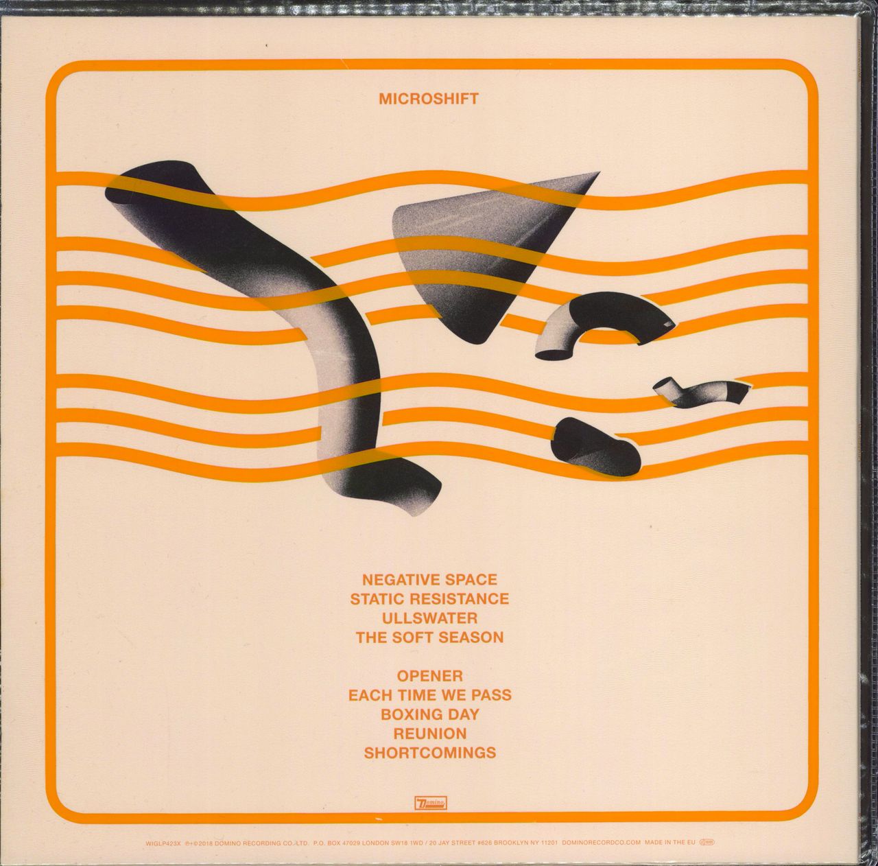 Hookworms Microshift - Orange vinyl UK vinyl LP album (LP record) QPQLPMI768226