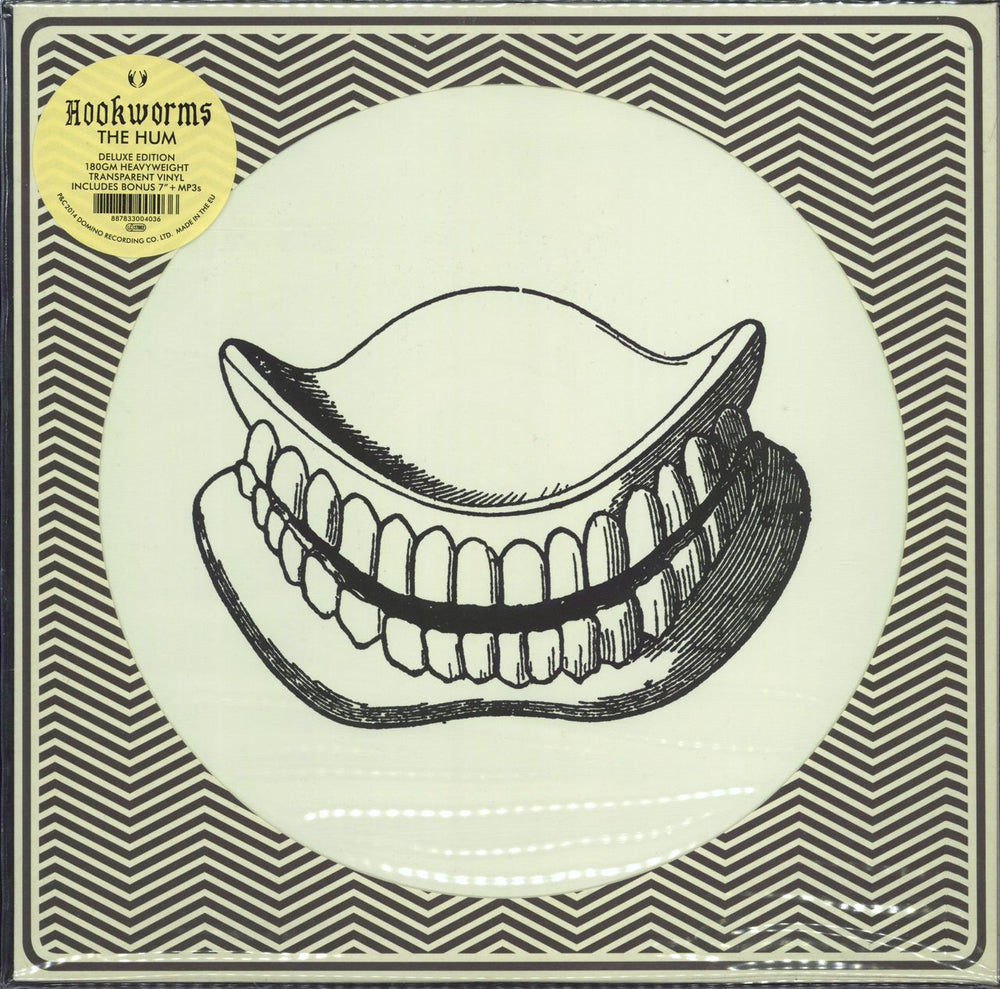 Hookworms The Hum - 180gram Clear Vinyl + 7" UK vinyl LP album (LP record) WEIRD040LPX