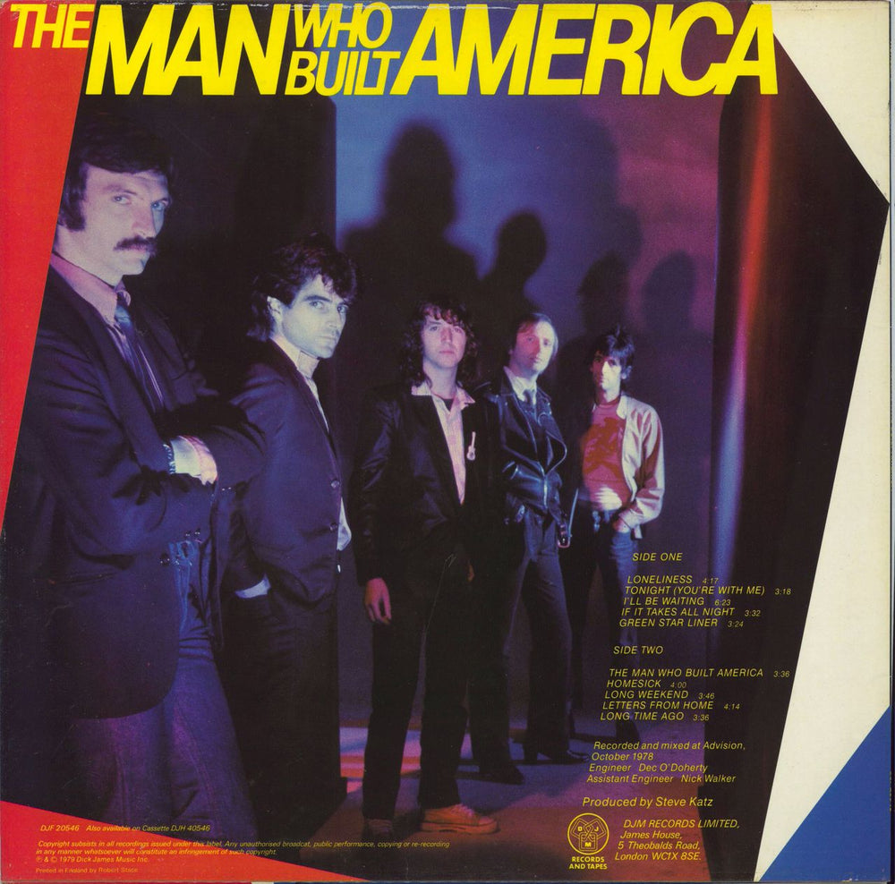 Horslips The Man Who Built America UK vinyl LP album (LP record)