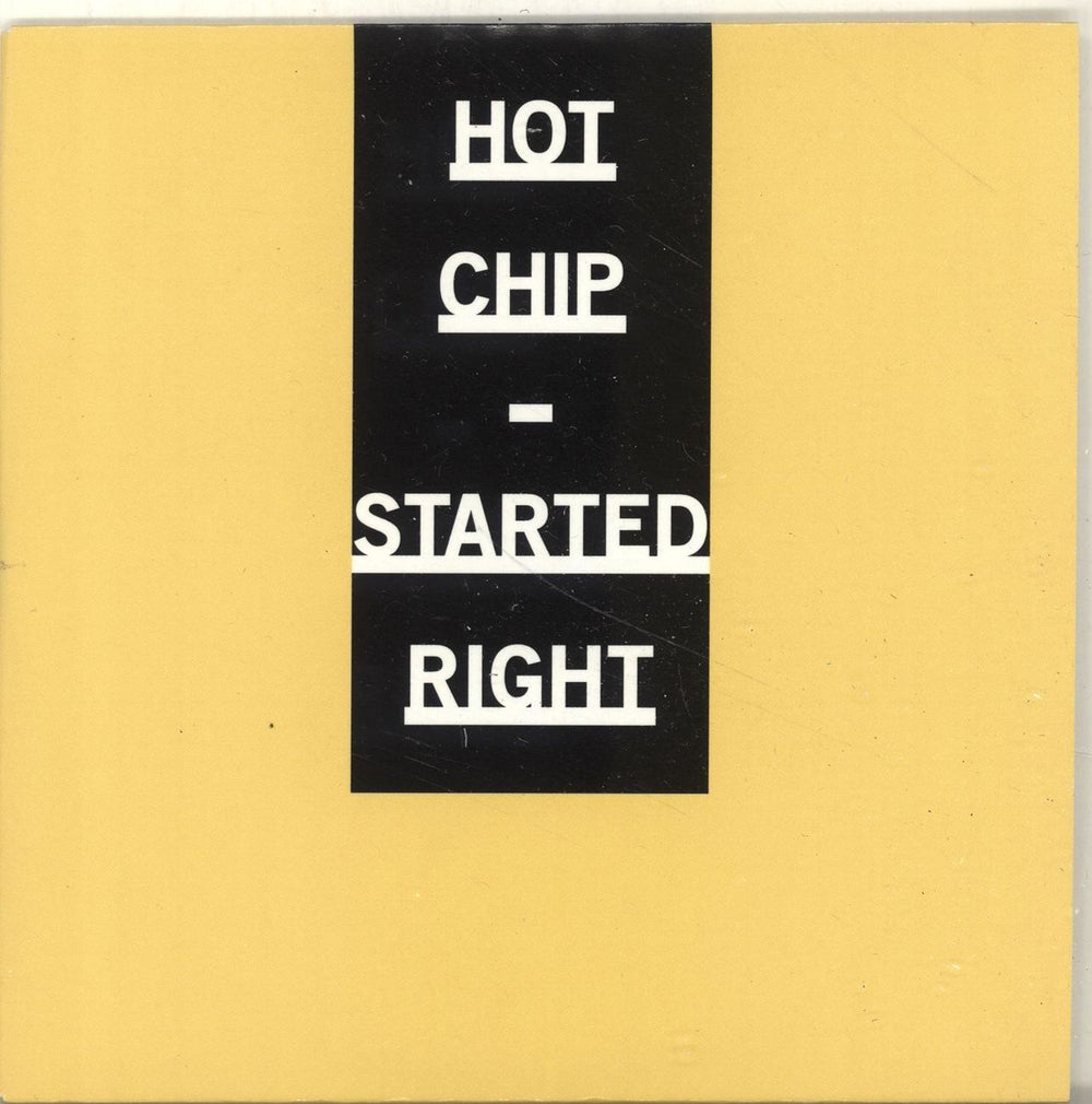 Hot Chip Started Right UK Promo CD single (CD5 / 5") RUG680CDP