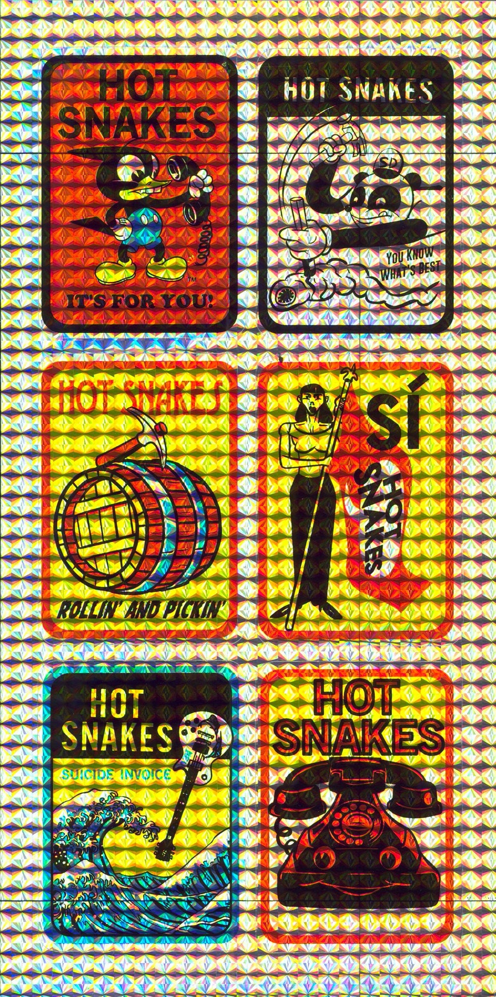 Hot Snakes Suicide Invoice - Yellow Vinyl UK vinyl LP album (LP record)