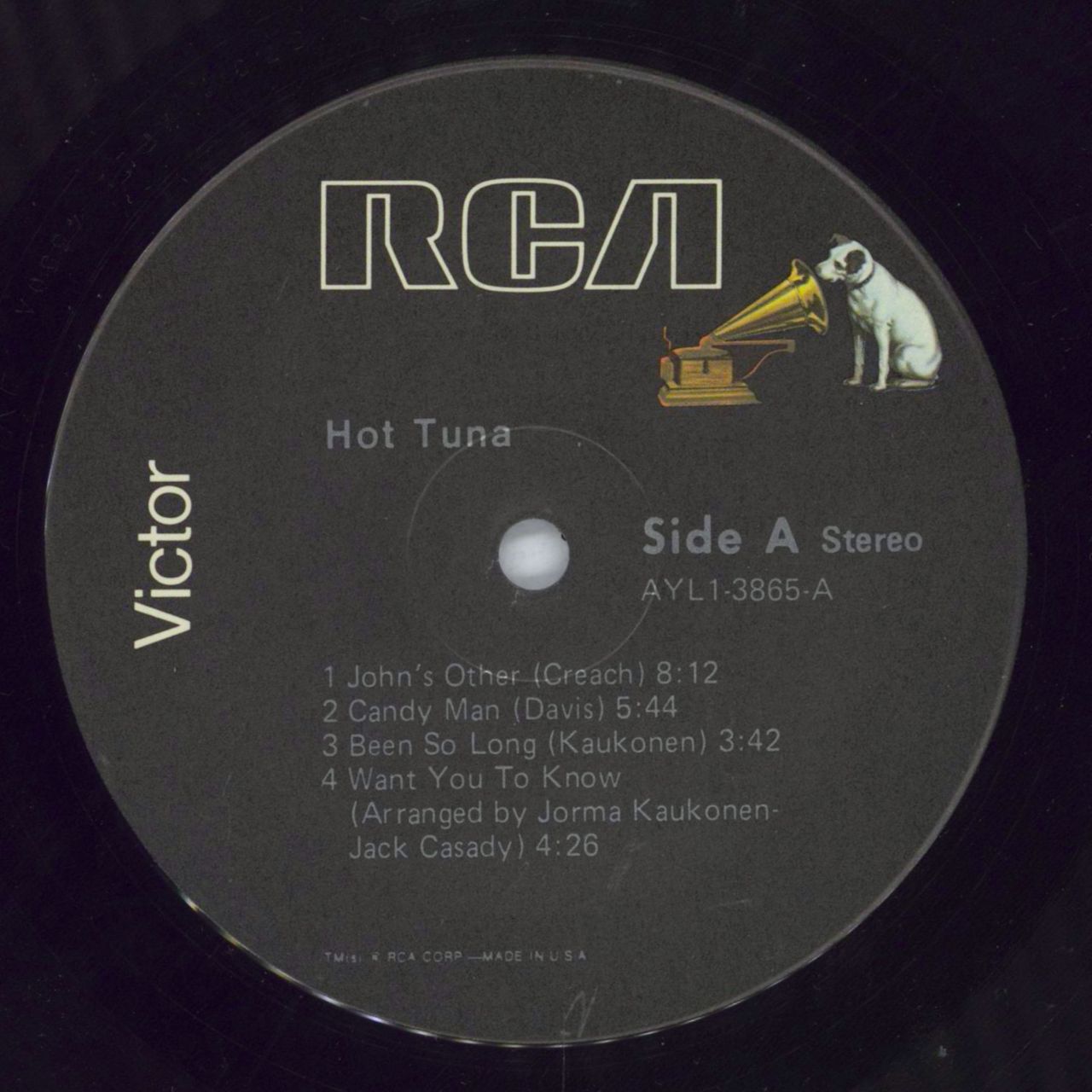 Hot Tuna First Pull Up Then Pull Down - Reissue US Vinyl LP