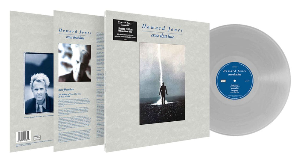 Howard Jones Cross That Line - 140 Gram Silver Vinyl - Sealed UK vinyl LP album (LP record) PBRED813