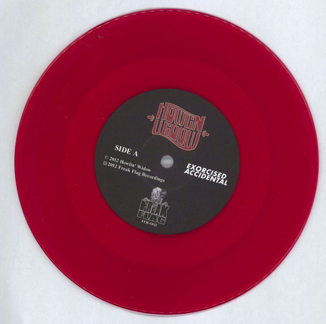 Howlin' Widow Exorcised Accidental - Red Vinyl UK 7" vinyl single (7 inch record / 45) 2090503806467
