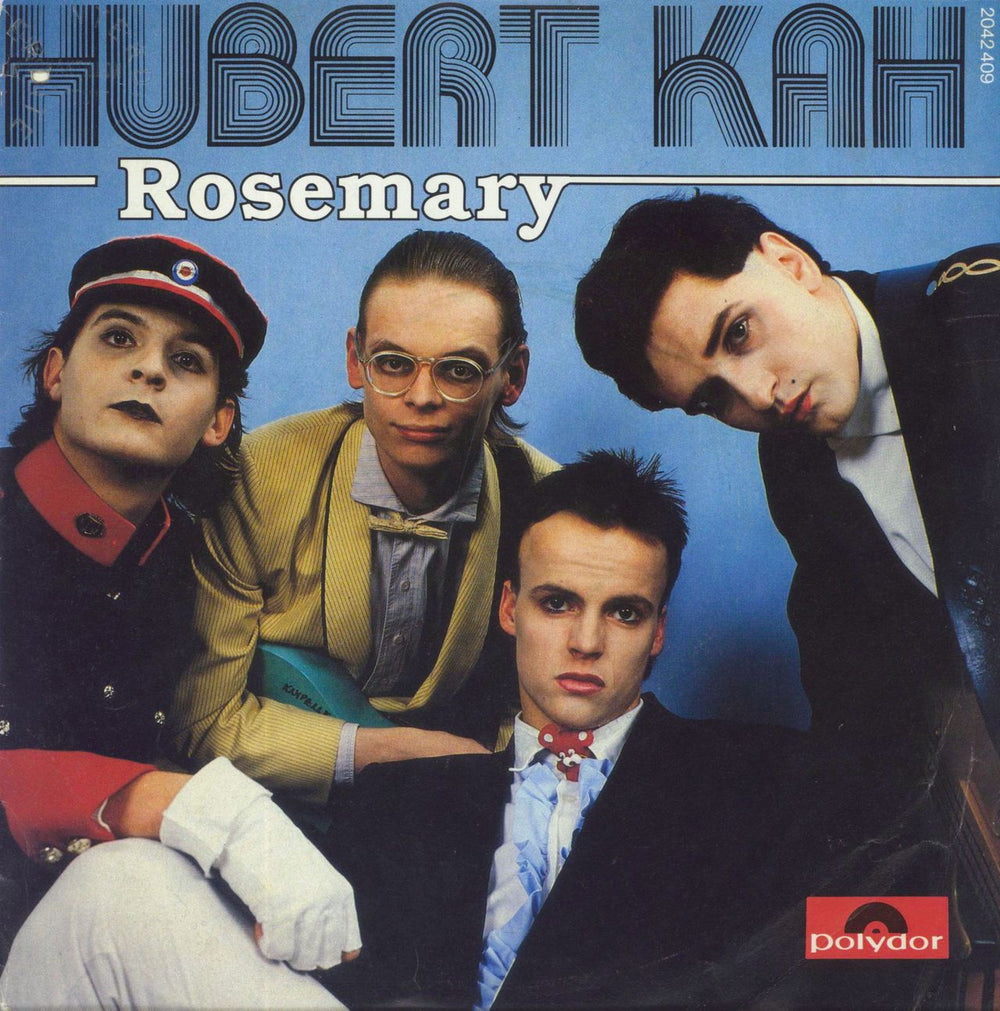 Hubert Kah Rosemary + Sleeve French 7" vinyl single (7 inch record / 45) 2042409