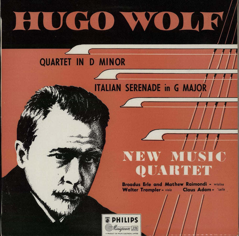 Hugo Wolf Italian Serenade/ String Quartet In D Minor UK vinyl LP album (LP record) ABL3109
