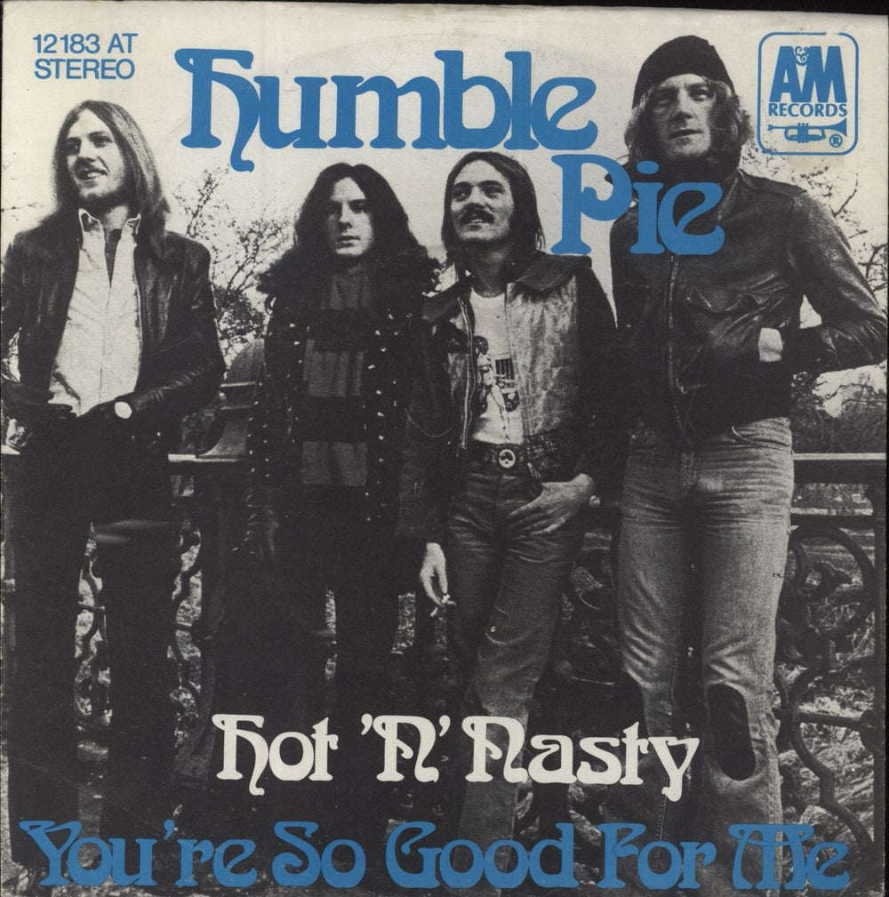 Humble Pie Hot 'n' Nasty German 7" vinyl single (7 inch record / 45) 12183AT