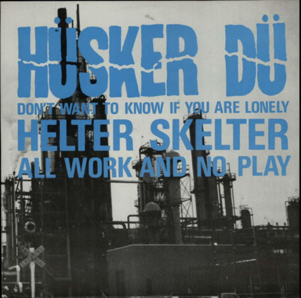 Husker Du Don't Want To Know If You Are Lonely UK 12" vinyl single (12 inch record / Maxi-single) W8746T