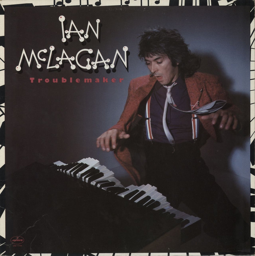 Ian McLagan Troublemaker Canadian vinyl LP album (LP record) SRM1-3786