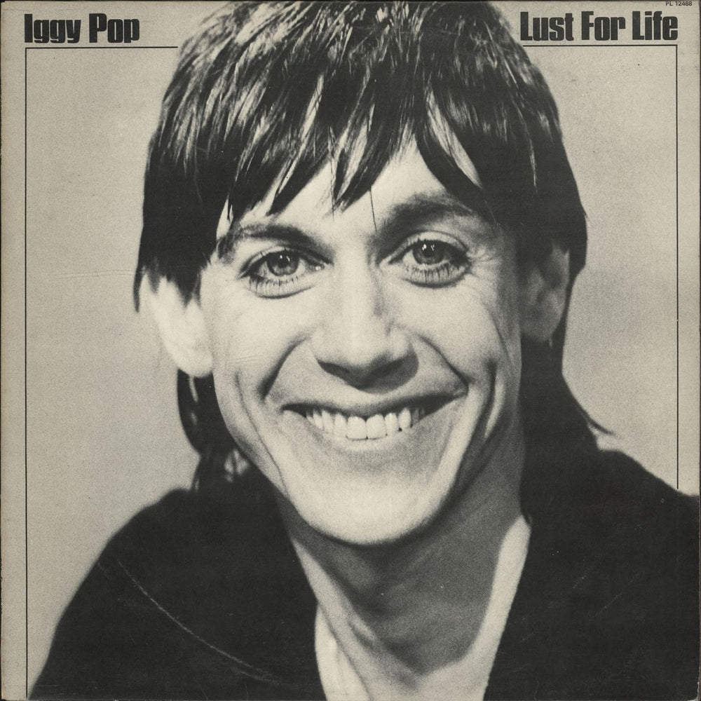 Iggy Pop Lust For Life - 1st - EX UK vinyl LP album (LP record) PL12488
