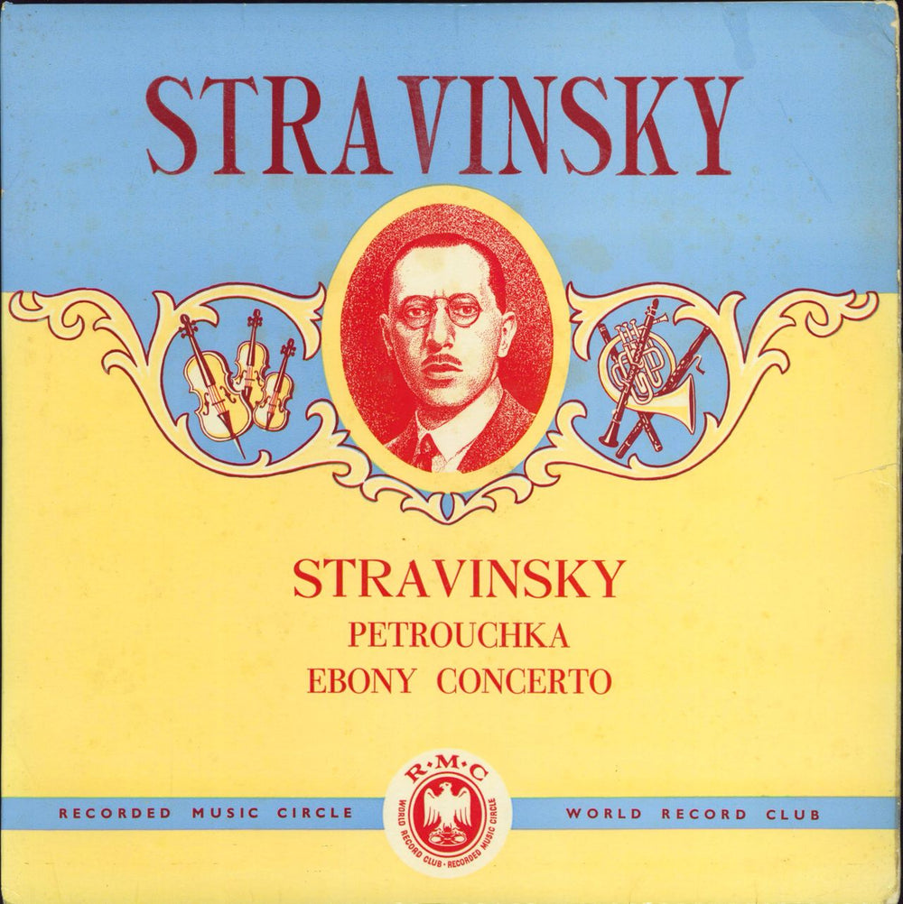 Igor Stravinsky Petrouchka / Ebony Concerto UK vinyl LP album (LP record) CM23