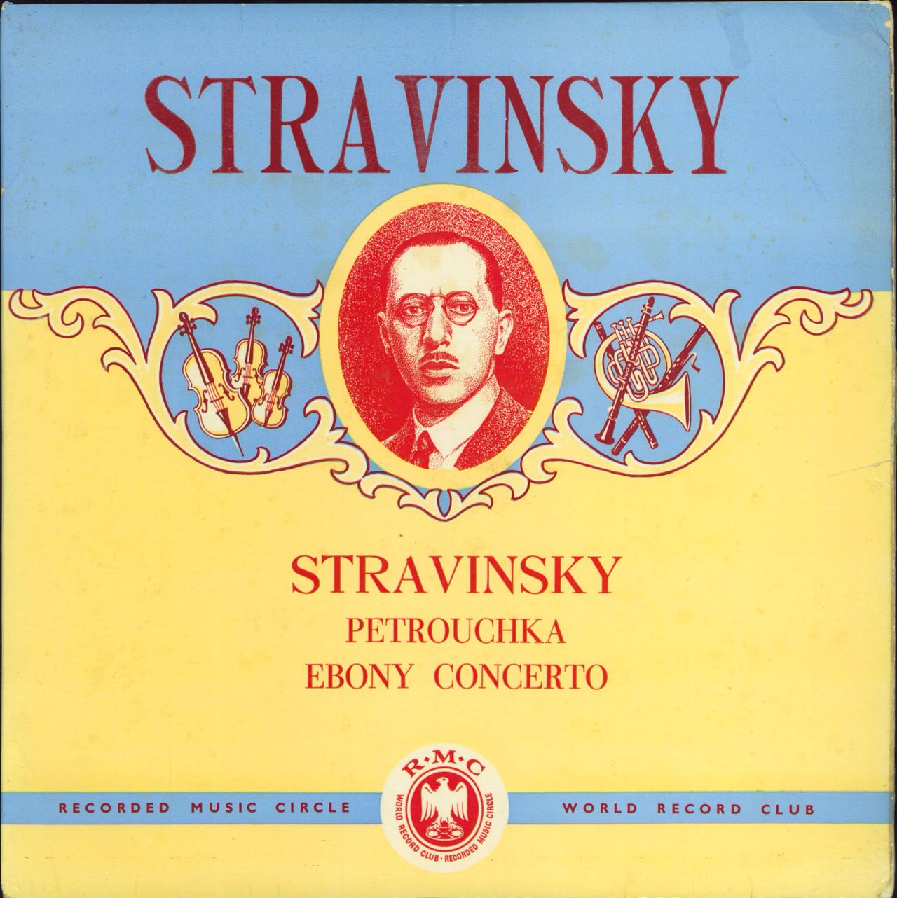 Igor Stravinsky Petrouchka / Ebony Concerto UK vinyl LP album (LP record) CM23